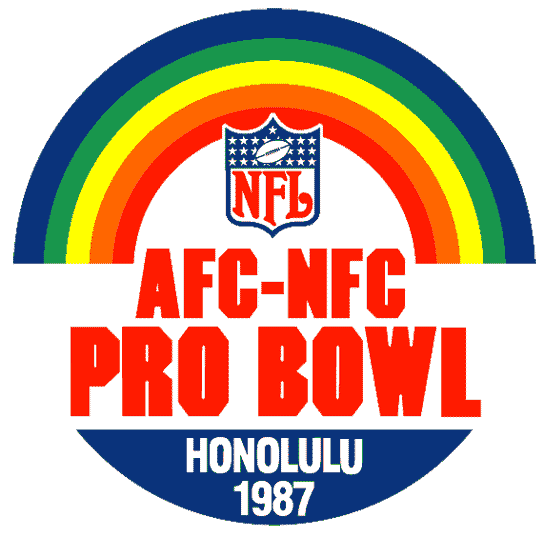 Pro Bowl 1987 Primary Logo t shirts iron on transfers